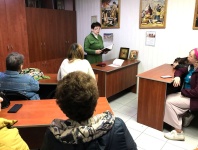 «Евангельский кружок» с членами Ростовских организаций Всероссийского общества слепых 