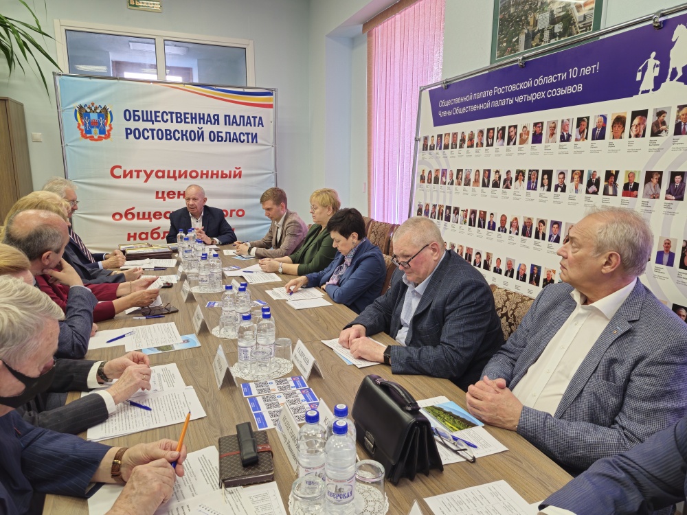 Вопросы повышения эффективности общественных советов и палат на повестке дня совместного заседания общественного совета при Правительстве Ростовской области и комиссии Общественной палаты 