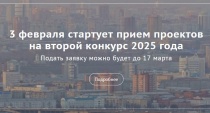 Общественная палата информирует: с 3 февраля 2025 года стартует прием проектов на второй конкурс 2025 года Фонда президентских грантов!