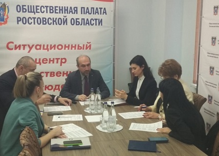 Заседание комиссии Общественной палаты Ростовской области 