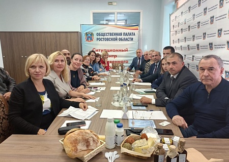 ЗАСЕДАНИЕ КОМИССИИ ОБЩЕСТВЕННОЙ ПАЛАТЫ РОСТОВСКОЙ ОБЛАСТИ