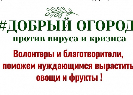 Социальный проект #ДОБРЫЙ ОГОРОД