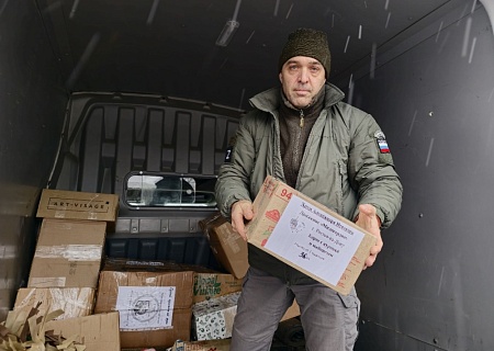 Заместитель председателя Общественной палаты РО Роман Карасев принял участие в доставке гуманитарной помощи бойцам в зоне СВО