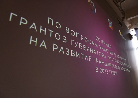 Более 100 представителей донских НКО приняли участие в семинаре, посвященном Конкурсу грантов Губернатора