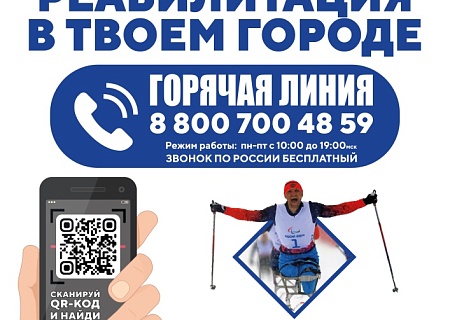 Горячая линия Паралимпийского комитета России по социализации тяжелораненых участников специальной военной операции